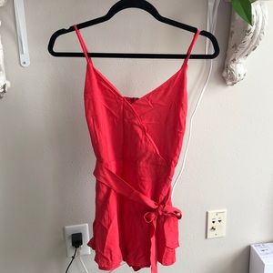 BB DAKOTA coral romper